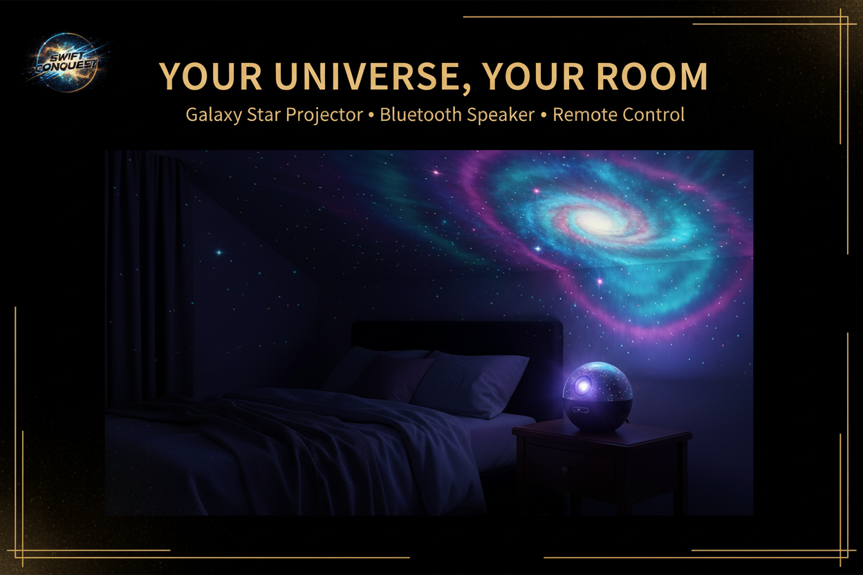 Galaxy Star Projector Lamp